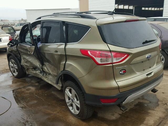 1FMCU9G94DUD70890 - 2013 FORD ESCAPE SE GREEN photo 3