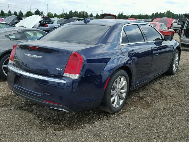 2C3CCARG7FH923238 - 2015 CHRYSLER 300 BLUE photo 4