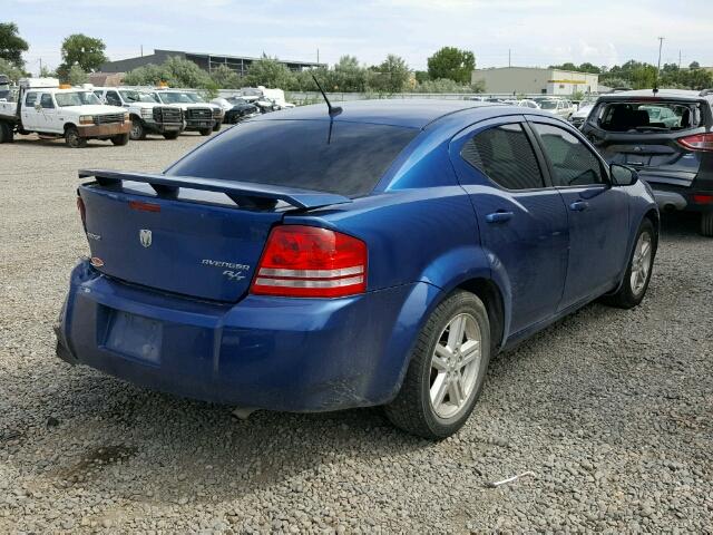 1B3LC56B59N554825 - 2009 DODGE AVENGER SX BLUE photo 4