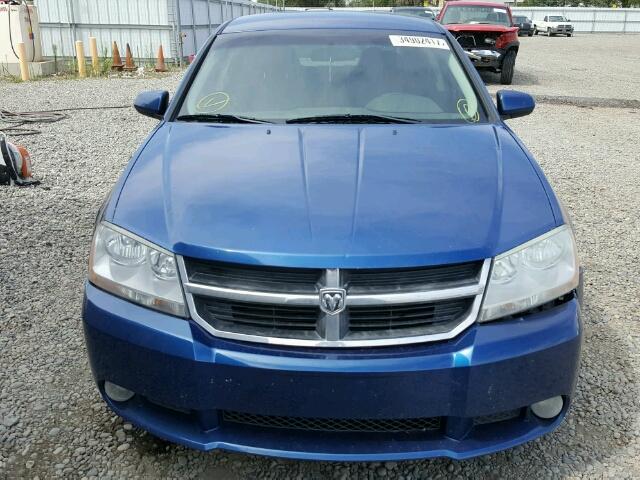 1B3LC56B59N554825 - 2009 DODGE AVENGER SX BLUE photo 9