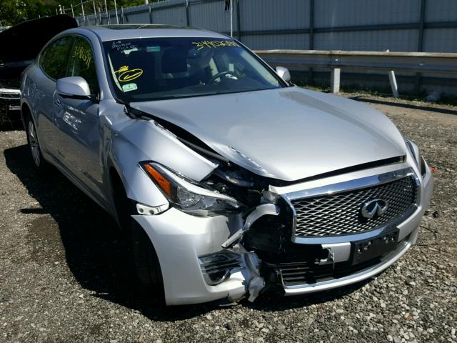 JN1BY1AP3HM740653 - 2017 INFINITI Q70 3.7 SILVER photo 1