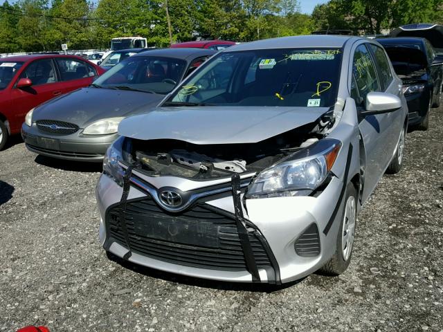 VNKKTUD32GA068310 - 2016 TOYOTA YARIS L SILVER photo 2