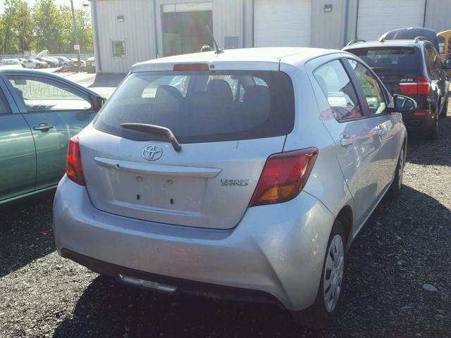 VNKKTUD32GA068310 - 2016 TOYOTA YARIS L SILVER photo 4