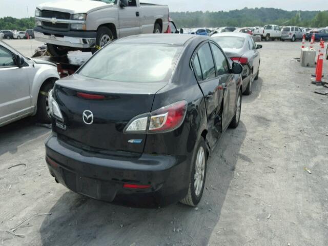 JM1BL1V75C1533245 - 2012 MAZDA 3 BLACK photo 4