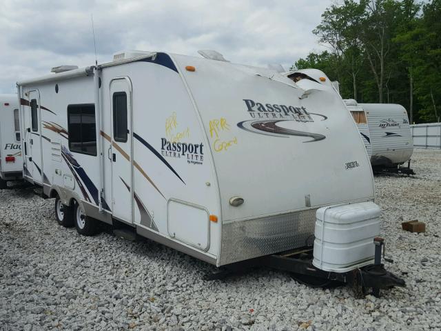 4YDT2452986412139 - 2008 KEYSTONE PASSPORT WHITE photo 1