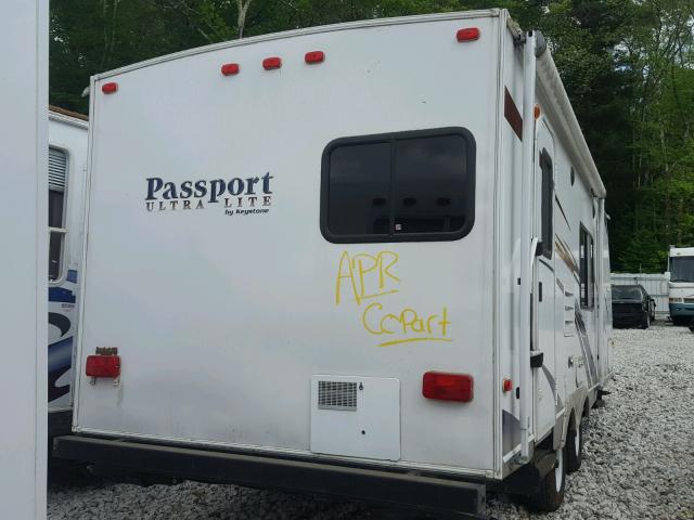 4YDT2452986412139 - 2008 KEYSTONE PASSPORT WHITE photo 6