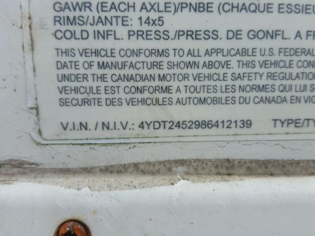 4YDT2452986412139 - 2008 KEYSTONE PASSPORT WHITE photo 8