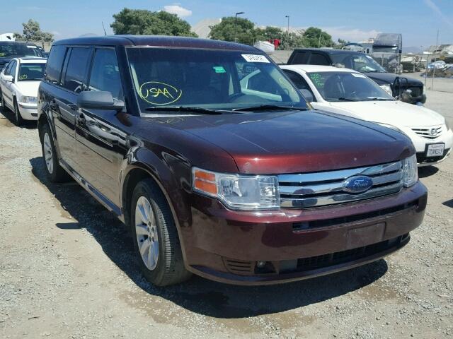 2FMDK51C09BA30964 - 2009 FORD FLEX MAROON photo 1