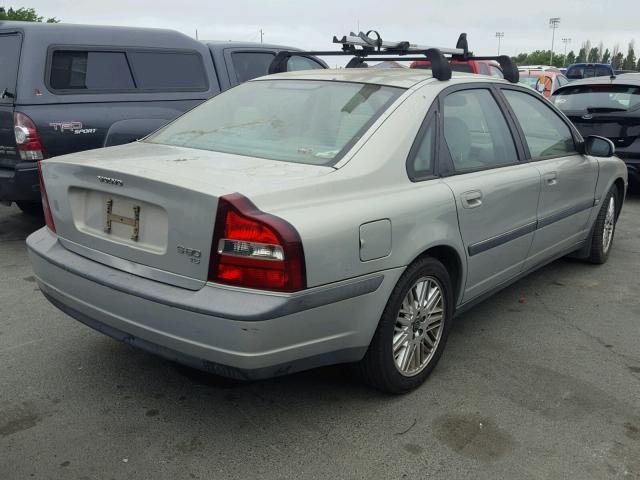 YV1TS90D4Y1130104 - 2000 VOLVO S80 T6 TUR SILVER photo 4