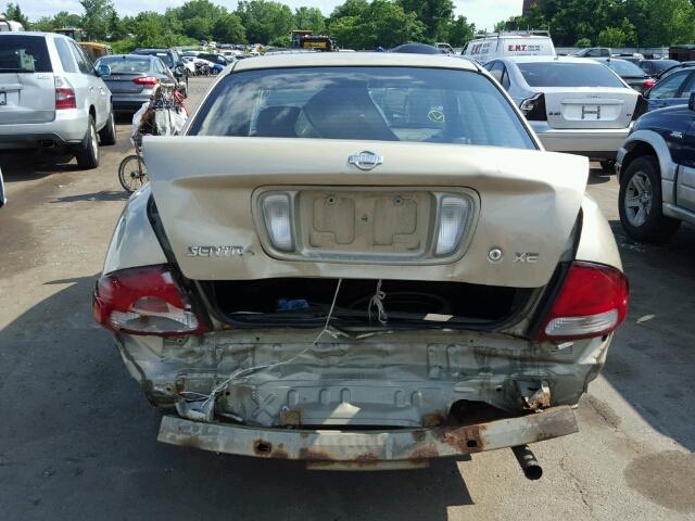 3N1CB51D32L641061 - 2002 NISSAN SENTRA XE TAN photo 9