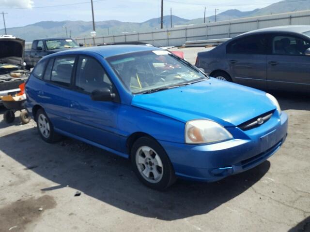 KNADC165556249249 - 2005 KIA RIO CINCO BLUE photo 1