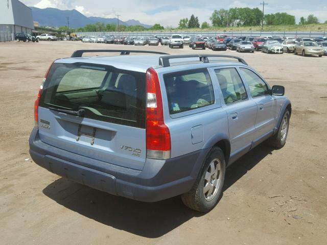 YV1SZ58D611022836 - 2001 VOLVO V70 XC BLUE photo 4