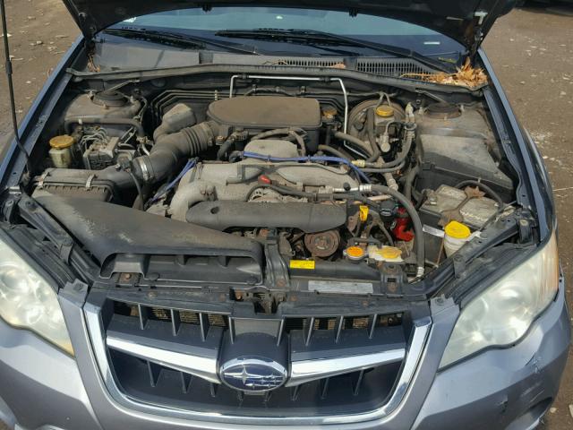 4S4BP60C396317486 - 2009 SUBARU OUTBACK GRAY photo 7