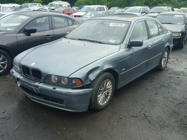 WBADT63462CH97754 - 2002 BMW 530 I AUTO GREEN photo 2