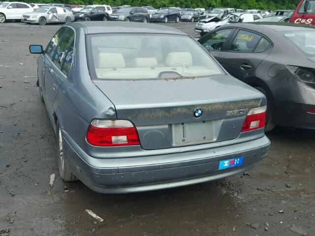WBADT63462CH97754 - 2002 BMW 530 I AUTO GREEN photo 3