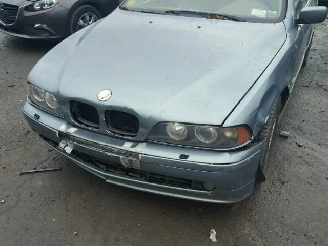 WBADT63462CH97754 - 2002 BMW 530 I AUTO GREEN photo 9