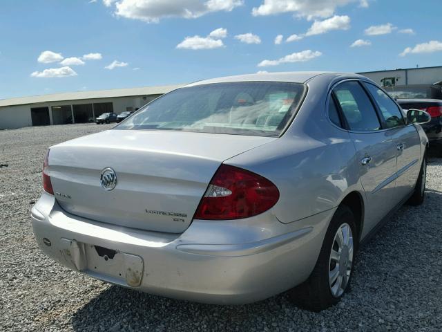 2G4WC552961141120 - 2006 BUICK LACROSSE C SILVER photo 4