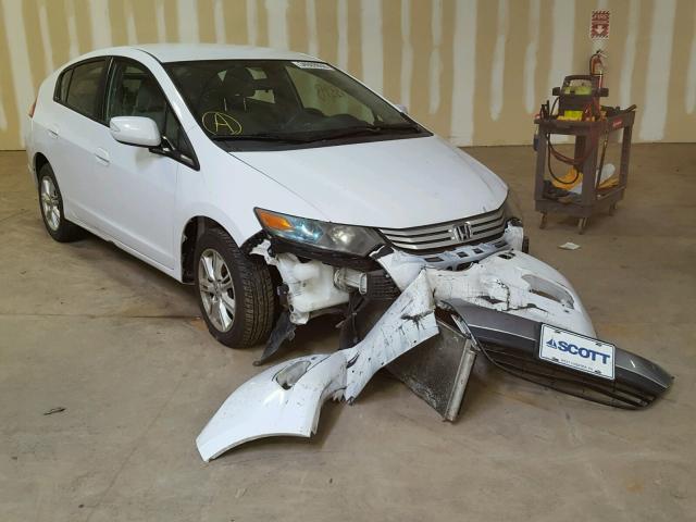 JHMZE2H70AS025975 - 2010 HONDA INSIGHT WHITE photo 1