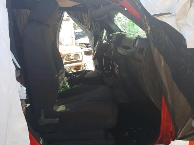 1C4AJWAG8FL740001 - 2015 JEEP WRANGLER S 红色 照片 5