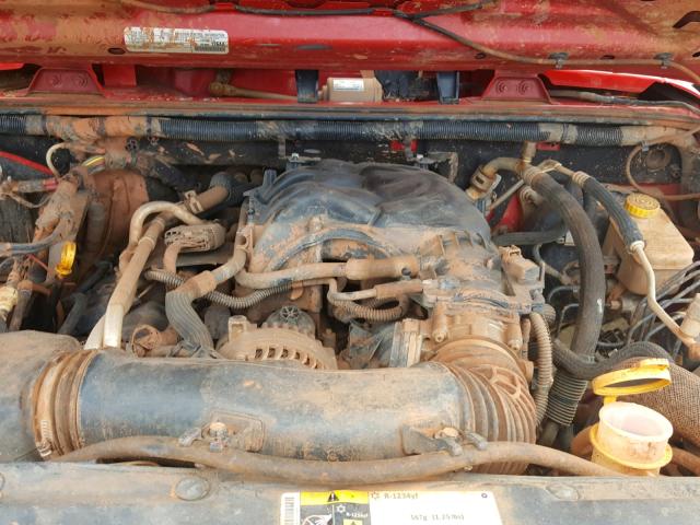 1C4AJWAG8FL740001 - 2015 JEEP WRANGLER S 红色 照片 7