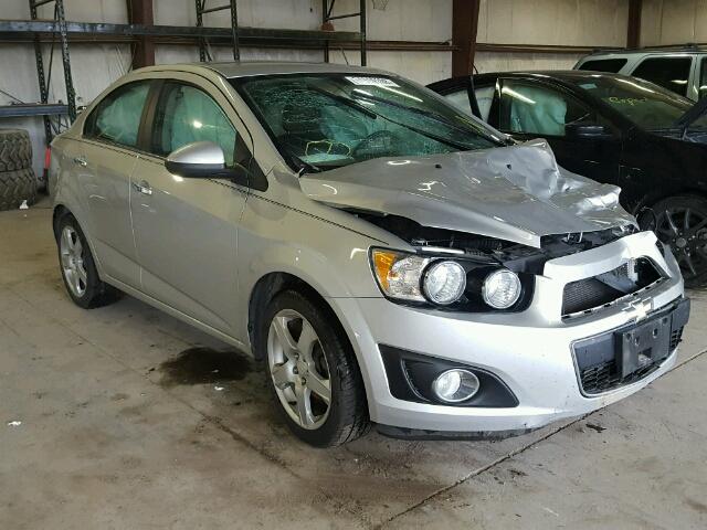 1G1JE5SB0E4203450 - 2014 CHEVROLET SONIC LTZ SILVER photo 1