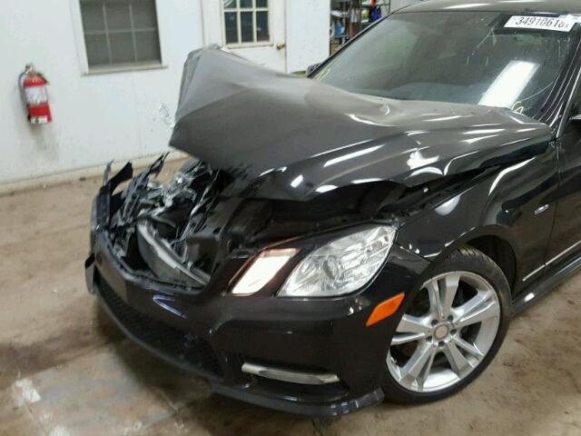 WDDHF8JB0CA547466 - 2012 MERCEDES-BENZ E 350 4MAT BLACK photo 9