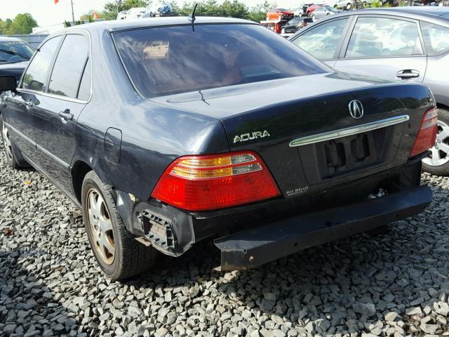 JH4KA96522C004841 - 2002 ACURA 3.5RL BLACK photo 3