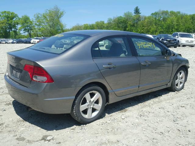 2HGFA16988H304186 - 2008 HONDA CIVIC EXL GRAY photo 4