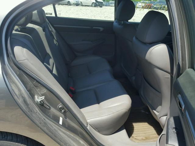 2HGFA16988H304186 - 2008 HONDA CIVIC EXL GRAY photo 6