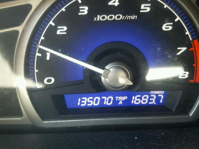 2HGFA16988H304186 - 2008 HONDA CIVIC EXL GRAY photo 8