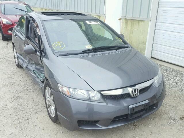 2HGFA16939H317994 - 2009 HONDA CIVIC EXL 灰色 照片 1