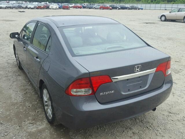 2HGFA16939H317994 - 2009 HONDA CIVIC EXL 灰色 照片 3