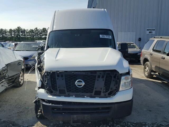 1N6BF0LX2DN111011 - 2013 NISSAN NV 2500 WHITE photo 9