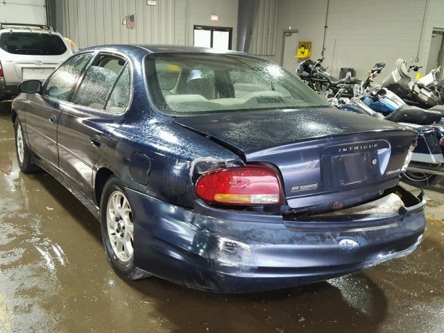 1G3WH52HX2F160423 - 2002 OLDSMOBILE INTRIGUE G BLUE photo 3