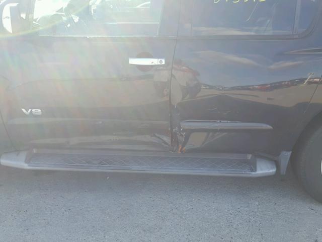 5N1AA08A25N740332 - 2005 NISSAN ARMADA SE BLACK photo 9