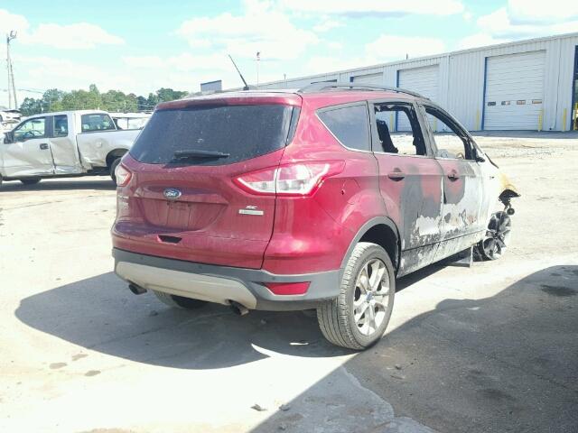 1FMCU0GX2FUC10486 - 2015 FORD ESCAPE SE BURGUNDY photo 4