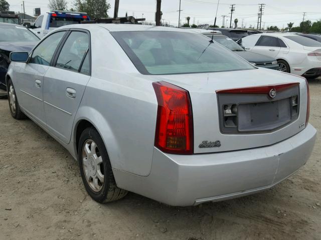 1G6DM57N530121733 - 2003 CADILLAC CTS SILVER photo 3