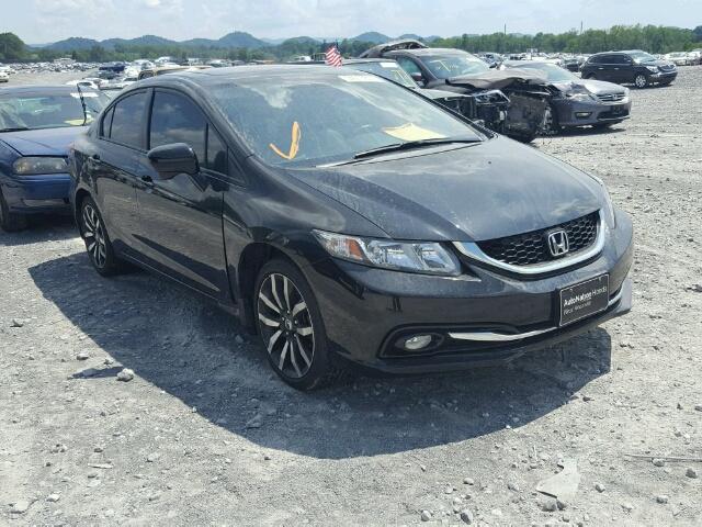 2HGFB2F95EH508135 - 2014 HONDA CIVIC EX-L BLACK photo 1