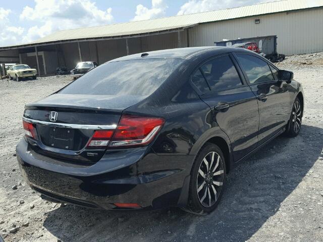 2HGFB2F95EH508135 - 2014 HONDA CIVIC EX-L BLACK photo 4