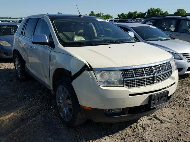 2LMDU88C78BJ19838 - 2008 LINCOLN MKX CREAM photo 1