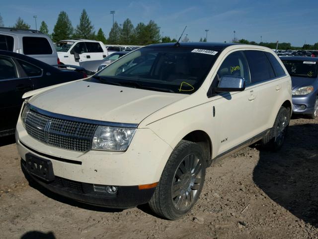 2LMDU88C78BJ19838 - 2008 LINCOLN MKX CREAM photo 2