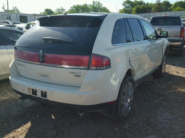 2LMDU88C78BJ19838 - 2008 LINCOLN MKX CREAM photo 4