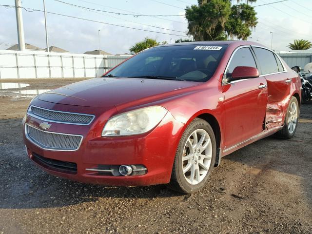 1G1ZK57768F197551 - 2008 CHEVROLET MALIBU LTZ 红色 照片 2