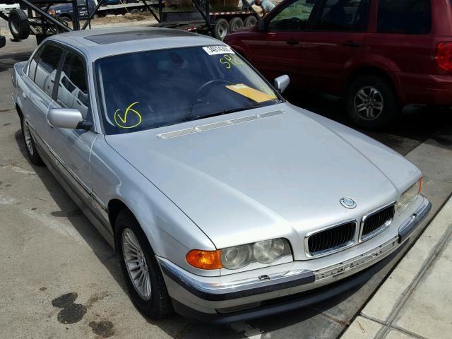 WBAGH8343YDP15473 - 2000 BMW 740 IL SILVER photo 1