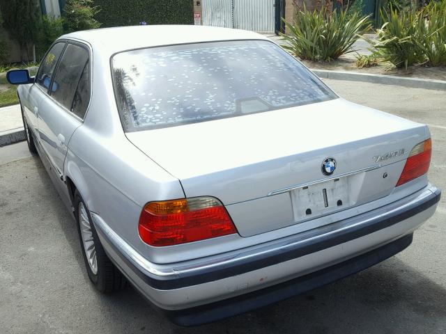 WBAGH8343YDP15473 - 2000 BMW 740 IL SILVER photo 3