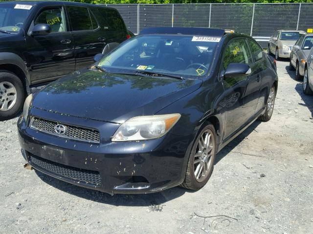 JTKDE177670198081 - 2007 SCION TC BLACK photo 2