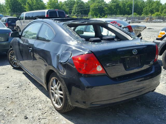 JTKDE177670198081 - 2007 SCION TC BLACK photo 3