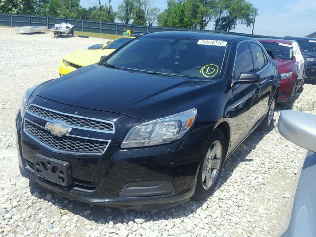 1G11B5SA9DU104849 - 2013 CHEVROLET MALIBU LS BLACK photo 2