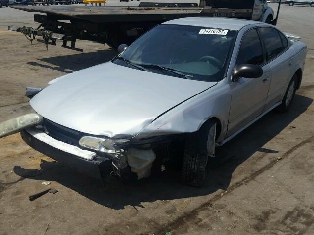 1G3NL52F94C216980 - 2004 OLDSMOBILE ALERO GL GRAY photo 2