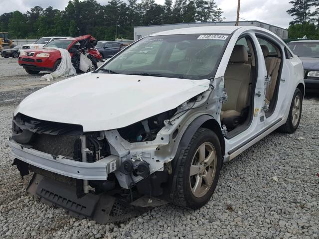 1G1PG5S95B7287258 - 2011 CHEVROLET CRUZE LT WHITE photo 2